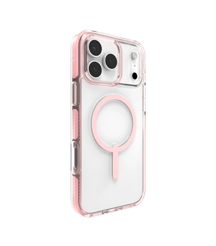 قاب مگ‌سیف آیفون زگ مدل ZAGG Santa Cruz Snap Case مناسب آیفون ۱۷ پرومکس - رنگ صورتی
