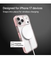 قاب مگ‌سیف آیفون زگ مدل ZAGG Santa Cruz Snap Case مناسب آیفون ۱۷ پرومکس - رنگ صورتی