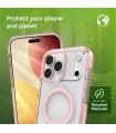 قاب مگ‌سیف آیفون زگ مدل ZAGG Santa Cruz Snap Case مناسب آیفون ۱۷ پرومکس - رنگ صورتی