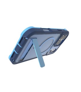 قاب مگ‌سیف آیفون زگ مدل ZAGG Rainier Snap with Kickstand مناسب آیفون ۱۷ پرومکس - رنگ آبی