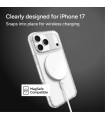 قاب مگ‌سیف آیفون زگ مدل ZAGG Crystal Palace Lite C-Snap Case مناسب آیفون ۱۷ پرومکس - رنگ شفاف