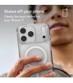 قاب مگ‌سیف آیفون زگ مدل ZAGG Crystal Palace Lite C-Snap Case مناسب آیفون ۱۷ پرومکس - رنگ شفاف