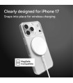 قاب مگ‌سیف آیفون زگ مدل ZAGG Crystal Palace Lite Snap Case مناسب آیفون ۱۷ پرومکس - رنگ شفاف