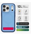 قاب مگ‌سیف آیفون زگ مدل ZAGG Sedona Snap Case with Kickstand مناسب آیفون 17 پرو - رنگ آبی