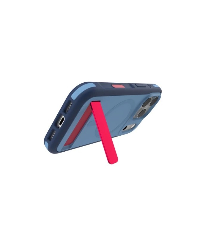 قاب مگ‌سیف آیفون زگ مدل ZAGG Sedona Snap Case with Kickstand مناسب آیفون 17 پرو - رنگ آبی