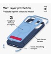 قاب مگ‌سیف آیفون زگ مدل ZAGG Sedona Snap Case with Kickstand مناسب آیفون 17 پرو - رنگ آبی