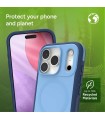 قاب مگ‌سیف آیفون زگ مدل ZAGG Sedona Snap Case with Kickstand مناسب آیفون 17 پرو - رنگ آبی