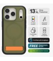 قاب مگ‌سیف آیفون زگ مدل ZAGG Sedona Snap Case with Kickstand مناسب آیفون ۱۷ پرو - رنگ سبز یشمی