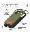 قاب مگ‌سیف آیفون زگ مدل ZAGG Sedona Snap Case with Kickstand مناسب آیفون ۱۷ پرو - رنگ سبز یشمی