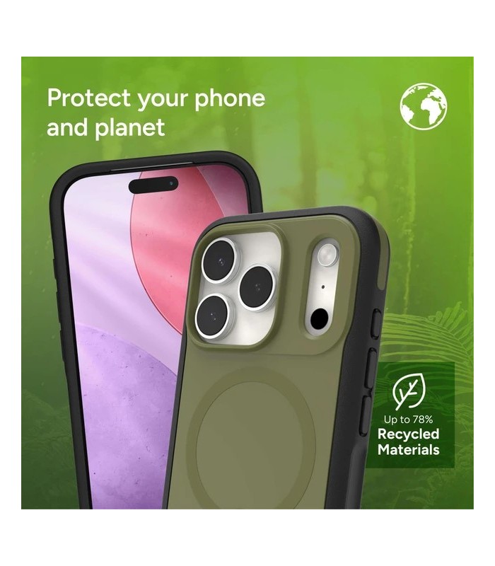 قاب مگ‌سیف آیفون زگ مدل ZAGG Sedona Snap Case with Kickstand مناسب آیفون ۱۷ پرو - رنگ سبز یشمی