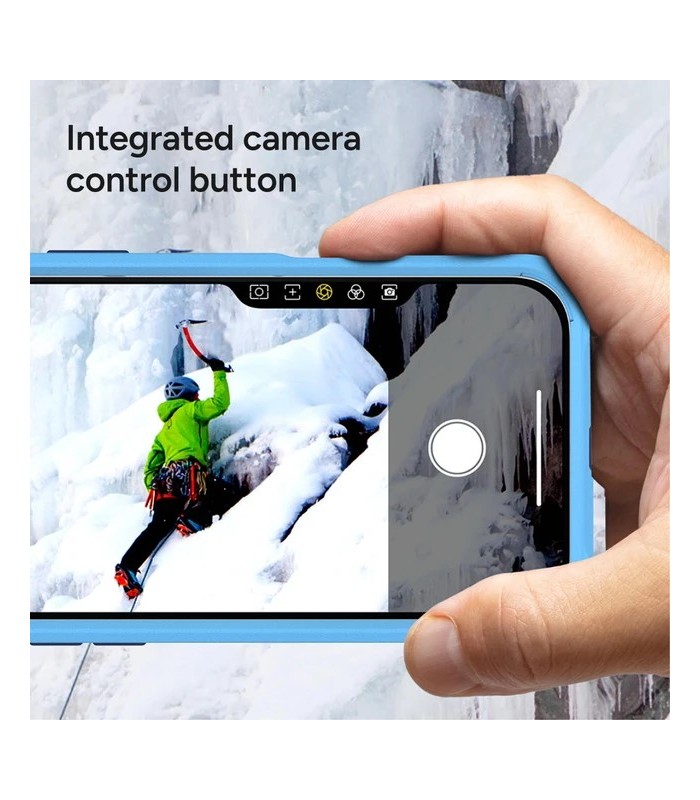 قاب مگ‌سیف آیفون زگ مدل ZAGG Rainier Snap with Kickstand مناسب آیفون ۱۷ پرو - رنگ آبی