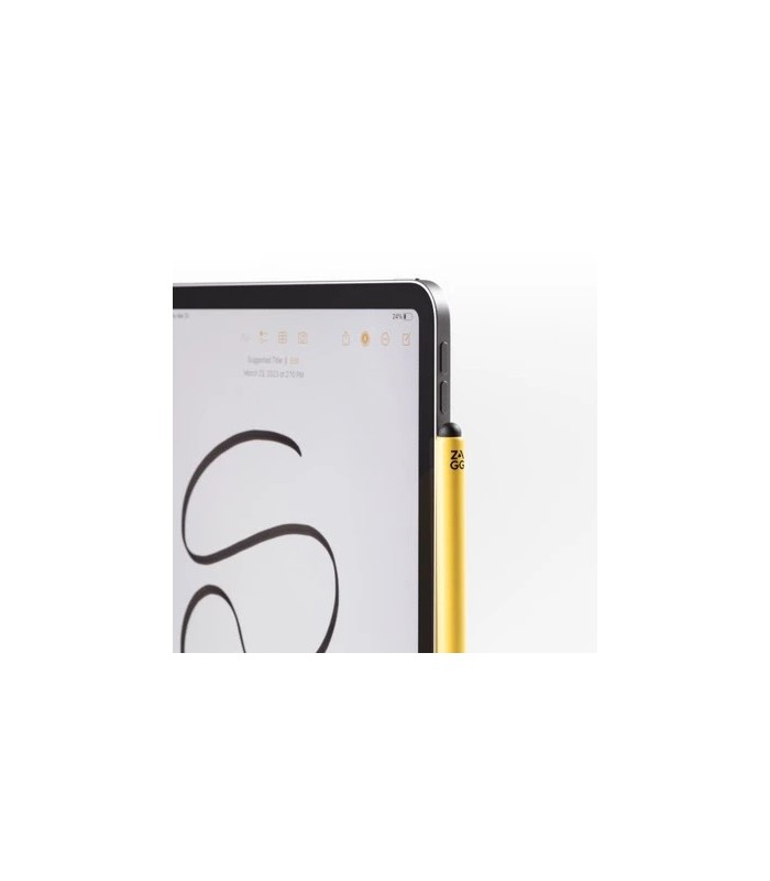 قلم هوشمند زگ مناسب آیپد مدل ZAGG Pro Stylus 2 - رنگ زرد