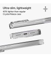 قاب مگ‌سیف آیفون زگ مدل ZAGG Crystal Palace Lite Snap Case مناسب آیفون ۱۷ پرو - رنگ شفاف