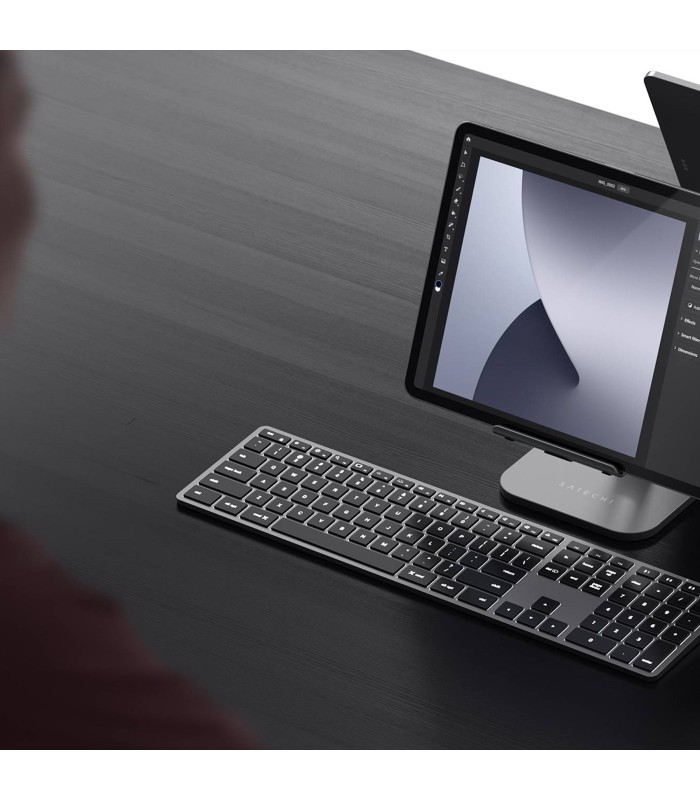 کیبورد بلوتوثی ساتچی مدل Satechi Slim X3 Bluetooth Backlit Keyboard
