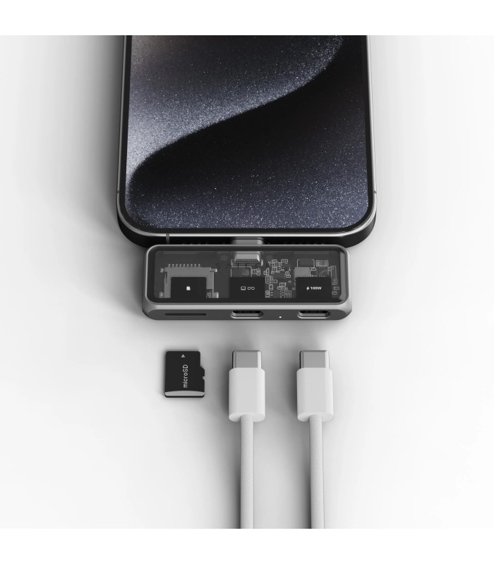 هاب ۳ در ۱ ساتچی مدل Satechi Mobile XR Hub with microSD Reader