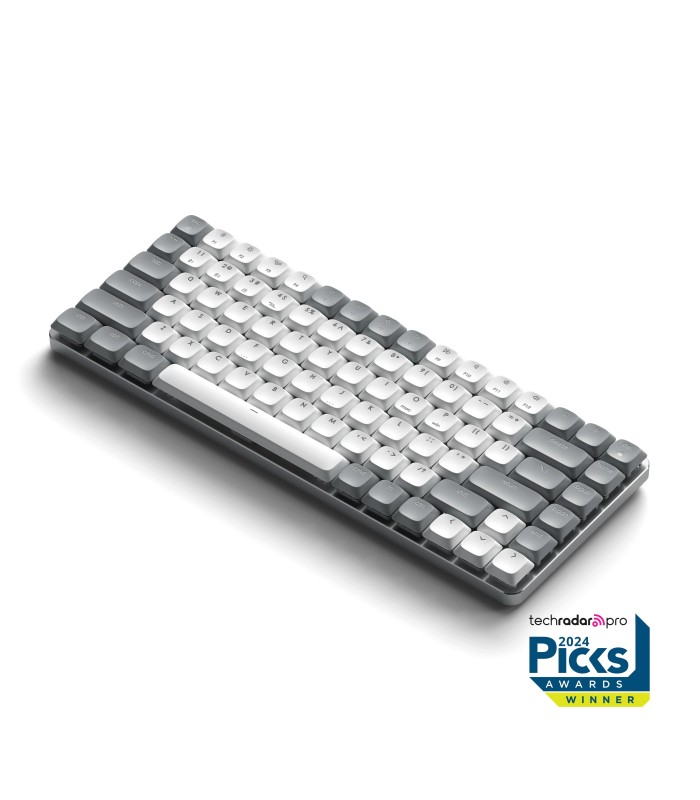 کیبورد مکانیکی بلوتوثی ساتچی مدل Satechi SM1 Slim Mechanical Backlit Bluetooth Keyboard - رنگ سفید
