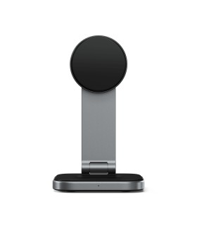 پایه شارژ بی‌سیم ساتچی مدل Satechi 2-in-1 Foldable Qi2 Wireless Charging Stand