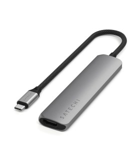 هاب 6 در 1 ساتچی مدل Satechi 6-in-1 USB-C Slim Multiport Adapter