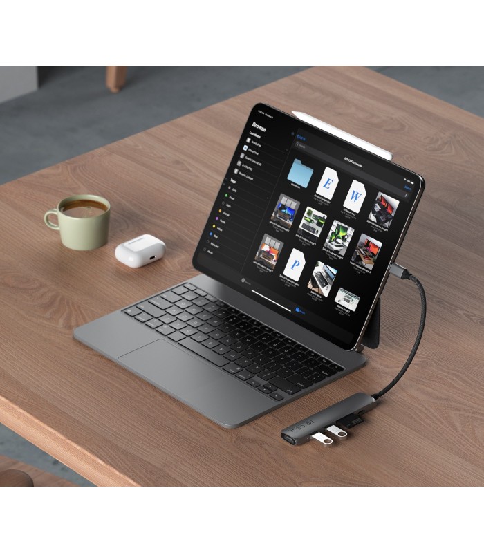 هاب 6 در 1 ساتچی مدل Satechi 6-in-1 USB-C Slim Multiport Adapter