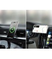 شارژر فندکی و شارژر بی‌سیم ساتچی مدل Satechi Qi2 Wireless Car Charger