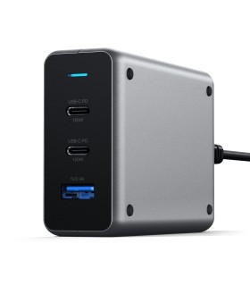 پورت شارژ 100 واتی ساتچی مدل Satechi 100W USB-C PD Compact GaN Charger