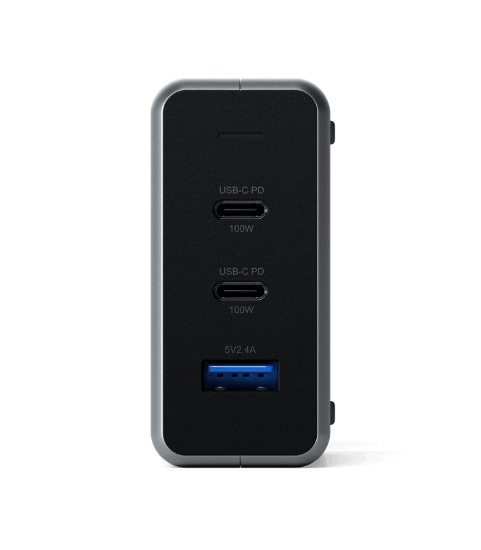 پورت شارژ 100 واتی ساتچی مدل Satechi 100W USB-C PD Compact GaN Charger