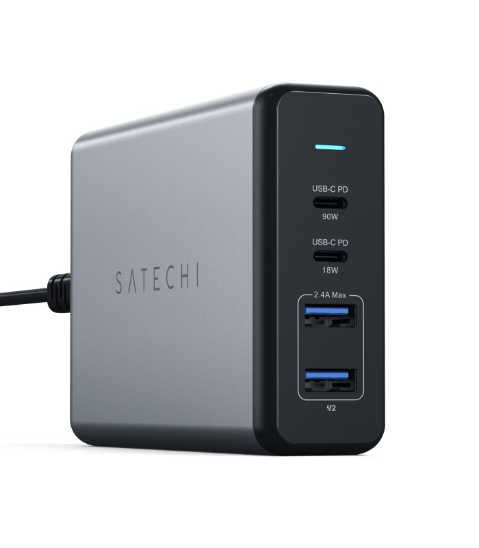 پورت شارژ 108 وات ساتچی مدل Satechi 108W Pro USB-C PD Desktop Charger