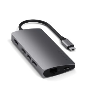 هاب ۸ در ۱ ساتچی مدل Satechi Type-C Multi-Port Adapter 4K with Ethernet V2
