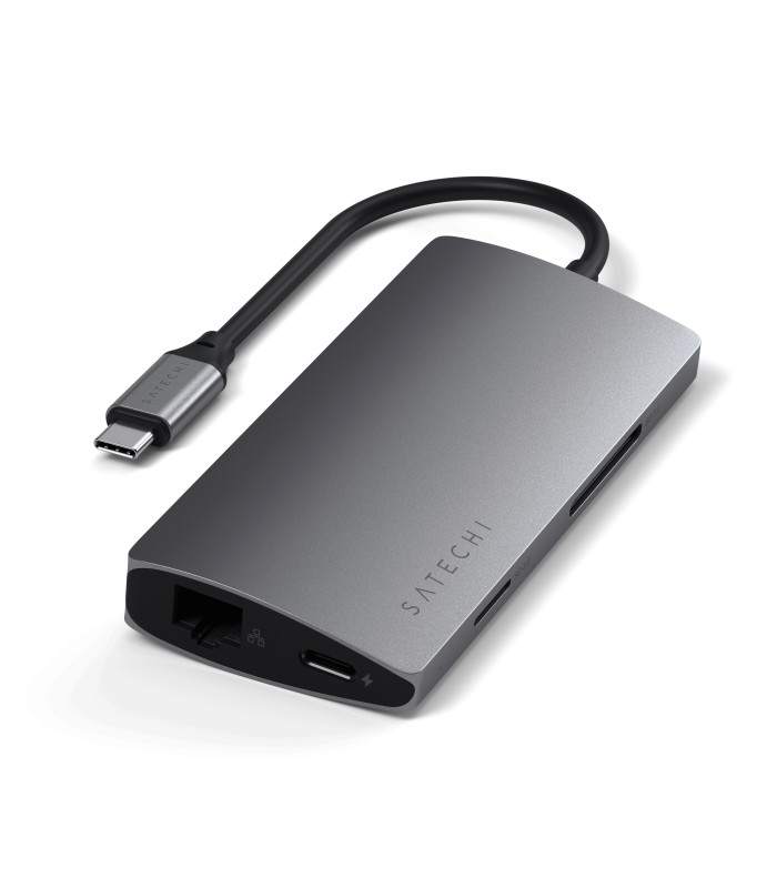 هاب ۸ در ۱ ساتچی مدل Satechi Type-C Multi-Port Adapter 4K with Ethernet V2