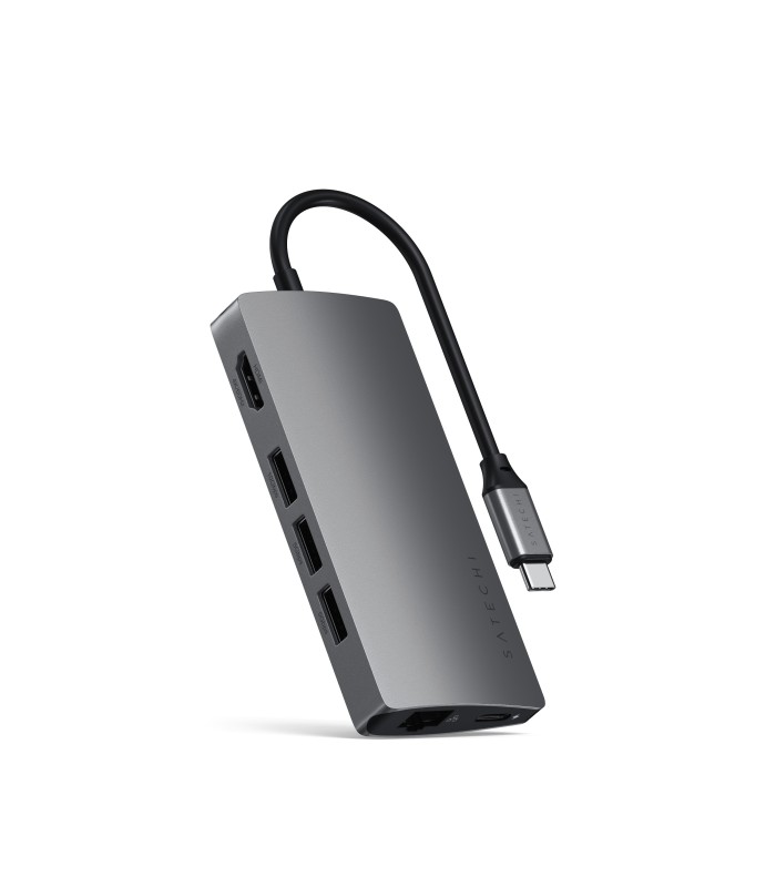 هاب ۸ در ۱ ساتچی مدل Satechi Type-C Multi-Port Adapter 4K with Ethernet V2