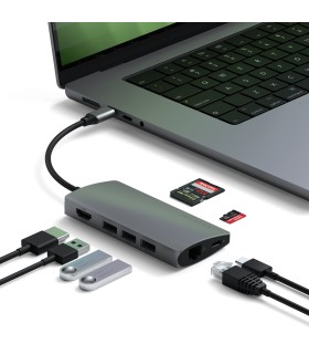 هاب ۸ در ۱ ساتچی مدل Satechi Type-C Multi-Port Adapter 4K with Ethernet V2