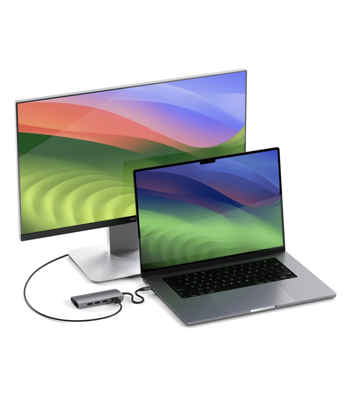 هاب ۸ در ۱ ساتچی مدل Satechi Type-C Multi-Port Adapter 4K with Ethernet V2
