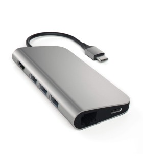 هاب ۸ در ۱ ساتچی مدل Satechi Type-C Multi-Port Adapter 4K with Ethernet