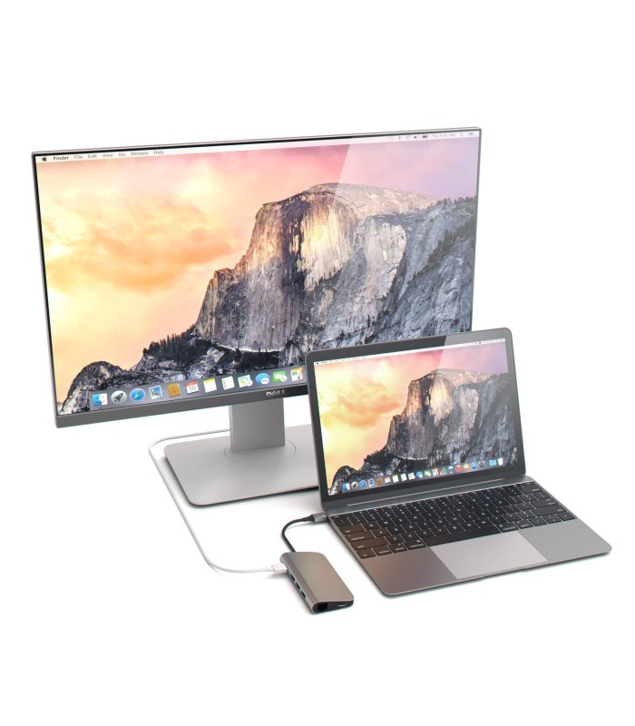هاب ۸ در ۱ ساتچی مدل Satechi Type-C Multi-Port Adapter 4K with Ethernet
