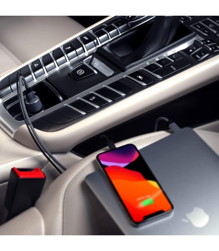 شارژر فندکی ۷۲ وات ساتچی مدل Satechi 72W Type-C PD Car Charger Adapter