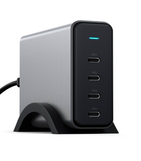 پورت شارژ ۱۶۵ وات ساتچی مدل Satechi 165W USB-C 4-Port PD GaN Charger