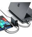 پورت شارژ ۱۶۵ وات ساتچی مدل Satechi 165W USB-C 4-Port PD GaN Charger