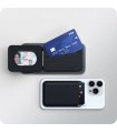 جاکارتی مگ‌سیف ساتچی مدل Satechi Vegan-Leather Magnetic Wallet Stand - رنگ مشکی