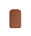 جاکارتی مگ‌سیف ساتچی مدل Satechi Vegan-Leather Magnetic Wallet Stand - رنگ قهوه‌ای