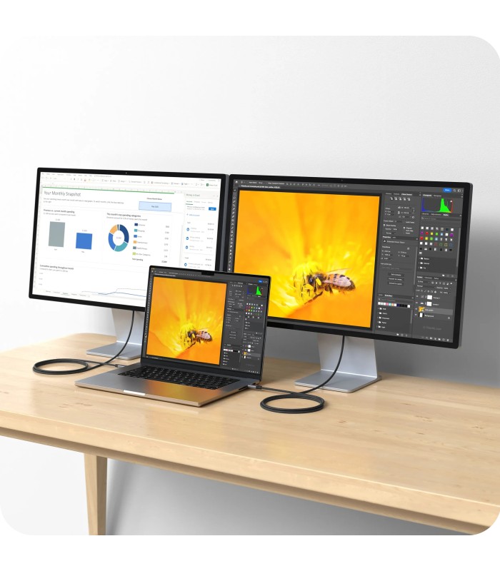 کابل Thunderbolt 4 دو سر USB-C ساتچی مدل Satechi USB4 Pro Cable