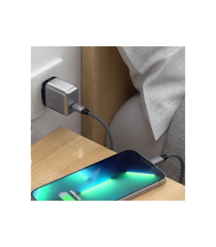 آداپتور ۳۰ وات ساتچی مدل Satechi 30W USB-C GAN CHARGER EU
