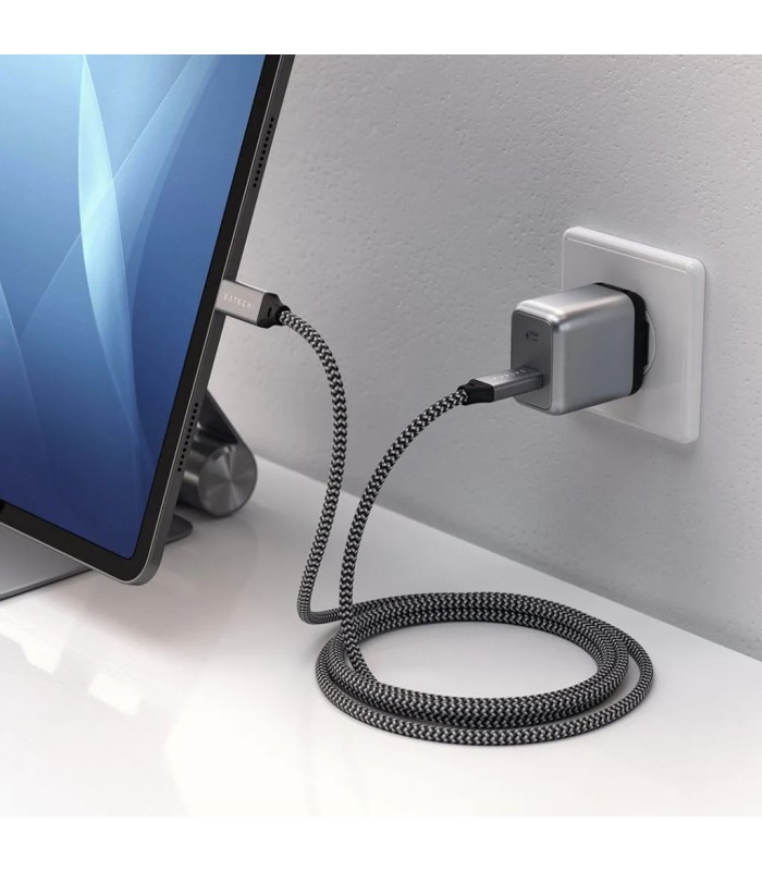 آداپتور ۳۰ وات ساتچی مدل Satechi 30W USB-C GAN CHARGER EU