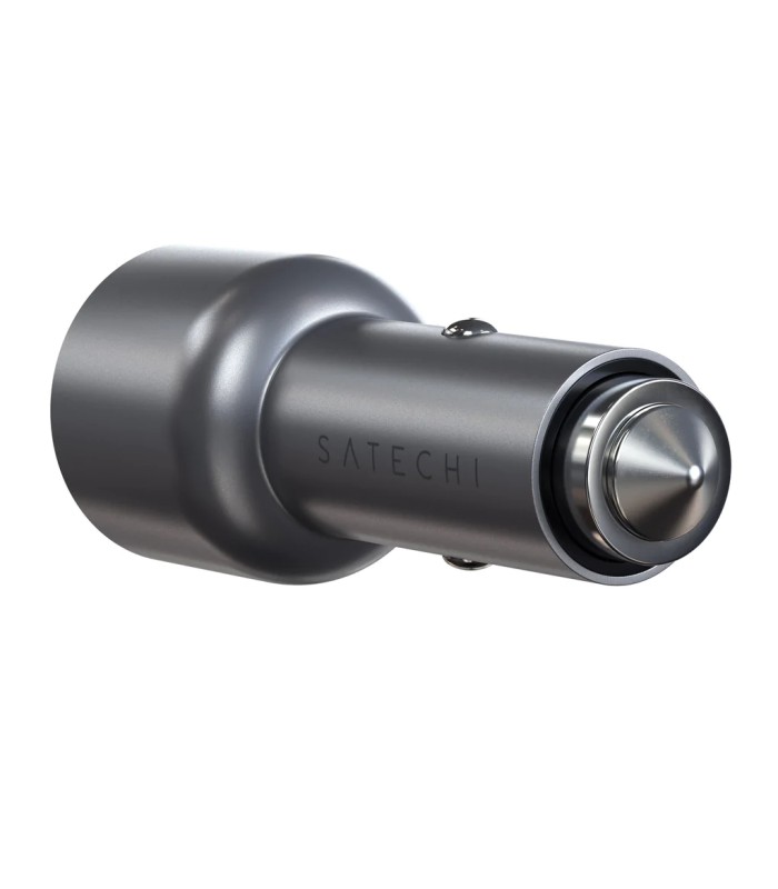 شارژر فندکی ۴۰ وات ساتچی مدل Satechi 40W DUAL USB-C PD CAR CHARGER