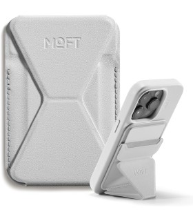جا کارتی مگ‌سیف استند مافت مدل MOFT Snap-on Phone Stand & Wallet MOVAS - رنگ سفید