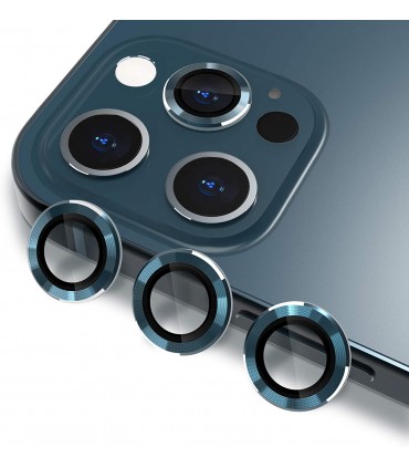 محافظ لنز دوربین گوشی 12Pro Max رنگ آبی