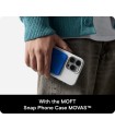 جا کارتی مگ‌سیف استند مافت مدل MOFT Snap-on Phone Stand & Wallet MOVAS - رنگ قرمز آجری