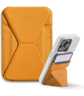 جا کارتی مگ‌سیف استند مافت مدل MOFT Snap-on Phone Stand & Wallet MOVAS - رنگ نارنجی