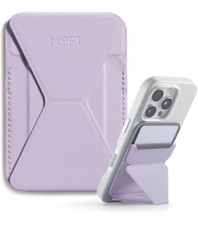 جا کارتی مگ‌سیف استند مافت مدل MOFT Snap-on Phone Stand & Wallet MOVAS - رنگ یاسی