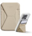 جا کارتی مگ‌سیف استند مافت مدل MOFT Snap-on Phone Stand & Wallet MOVAS - رنگ بژ