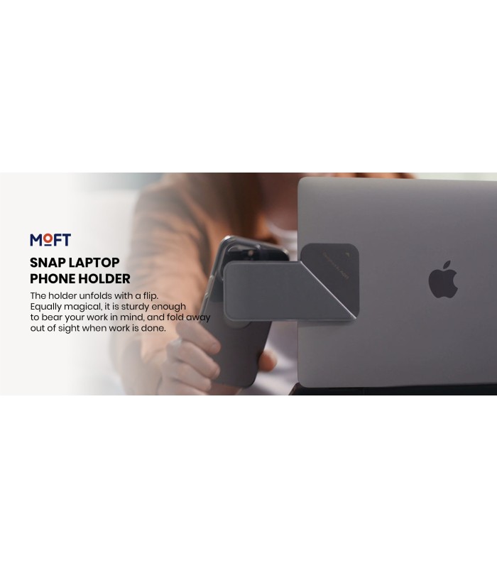 هولدر لپ‌تاپی مافت مدل MOFT Flip Laptop Phone Mount - رنگ خاکستری
